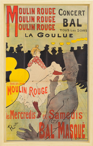Moulin Rouge, La Goulue, poster for the Dance Hall Le Moulin Rouge