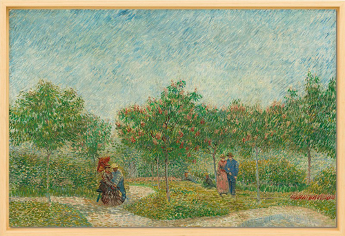 Garden with Courting Couples: Square Saint-Pierre