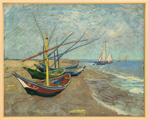 Fishing Boats on the Beach at Les Saintes-Maries-de-la-Mer