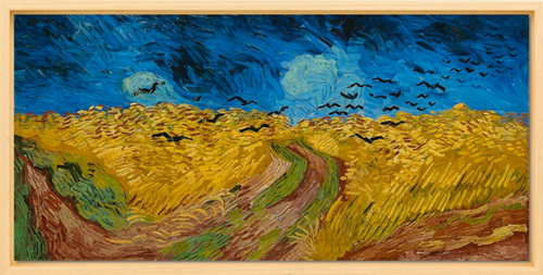 Wheatfield with Crows